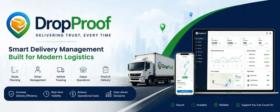DropProof — Delivery & Logistics Management Software